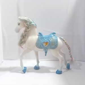 2008 Mattel Princess Cinderella Royal Shimmer Horse w/Saddle 10.5 Toy